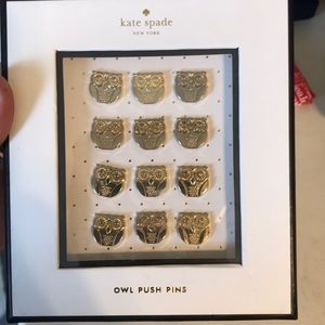 Kate Spade Owl push pins